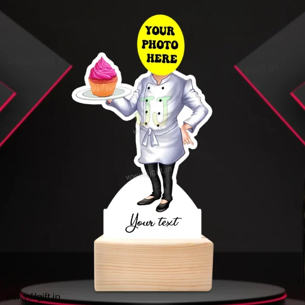 Female Pastry Maker Cartoon - Image 3