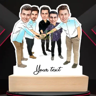 Friendship caricature