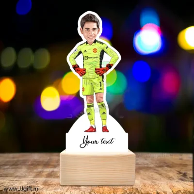 Goalkeeper caricature