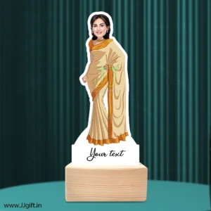 Lady in saree caricature 10