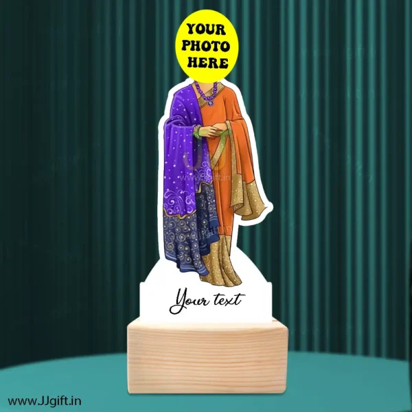 Lady in saree caricature 8 - Image 3