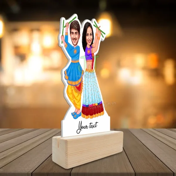 Navratri festical caricature | Dandiya raas caricature - Image 3