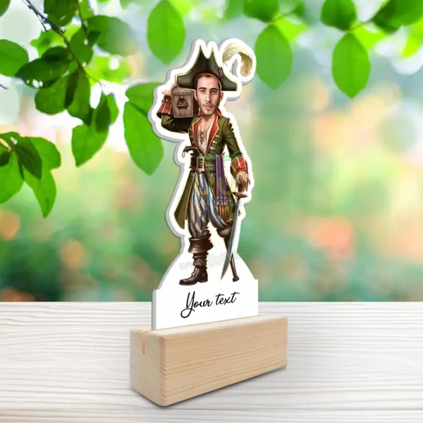 Personalized pirate caricature gift - Image 2