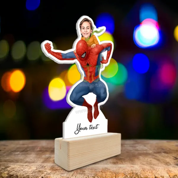 Personlized child with spiderman caricature - Image 2