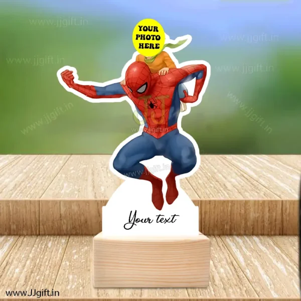 Personlized child with spiderman caricature - Image 3