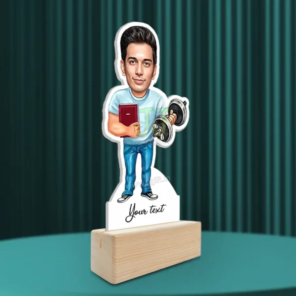 Physical training tecaher caricature - Image 2
