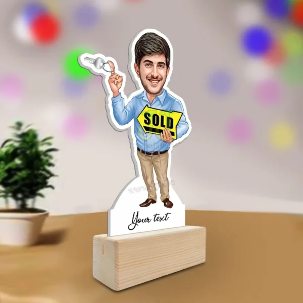Real Estate Agent caricature gift - Image 2