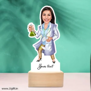 Scientist caricature