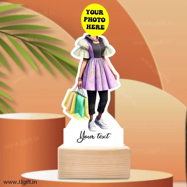 Shopping girl caricature 3 - Image 3