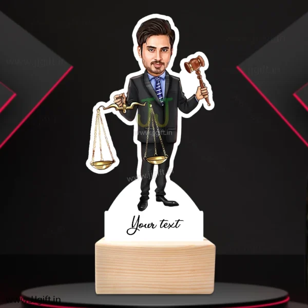 Solicitor caricature gift