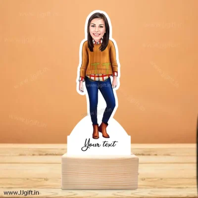 Stylish girl caricature 41