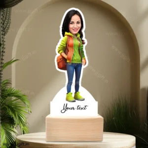 Stylish girl caricature 42