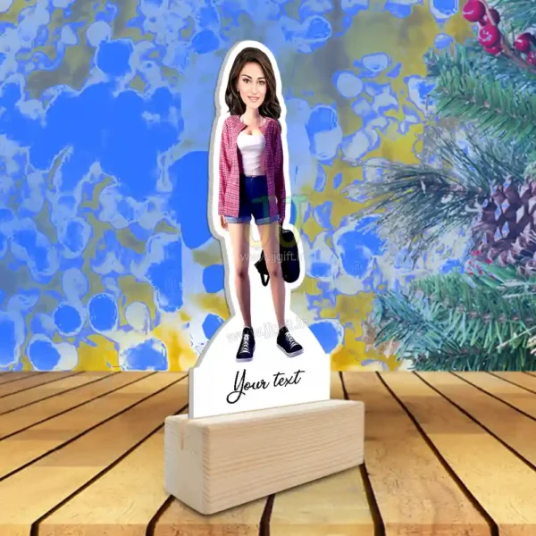 Stylish girl caricature 43 - Image 2