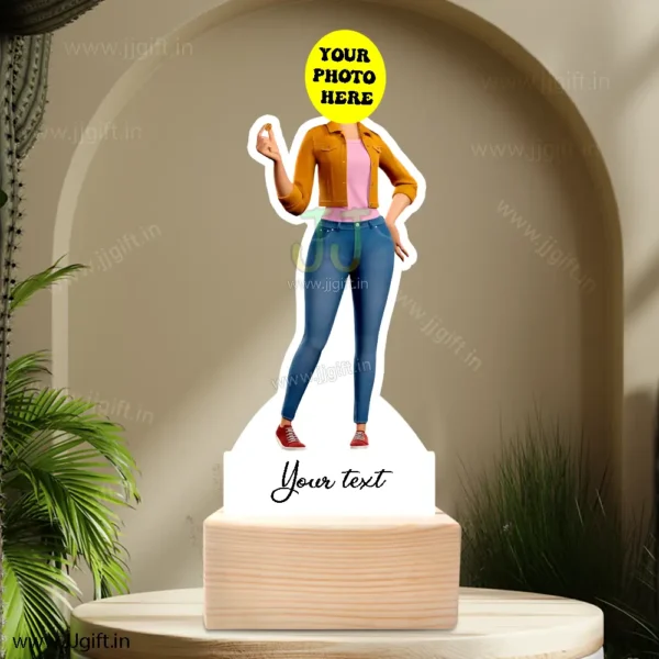 Stylish girl caricature 44 - Image 3