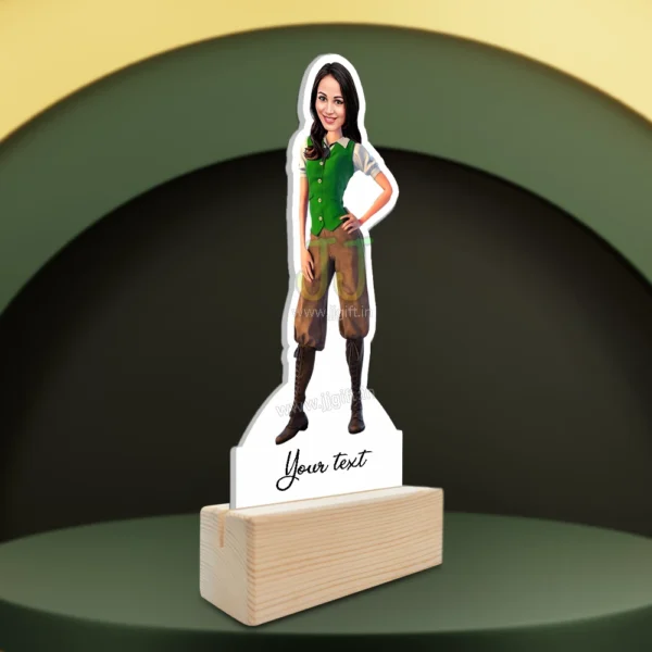 Stylish girl caricature 45 - Image 2