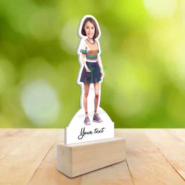 Stylish girl caricature 48 - Image 2