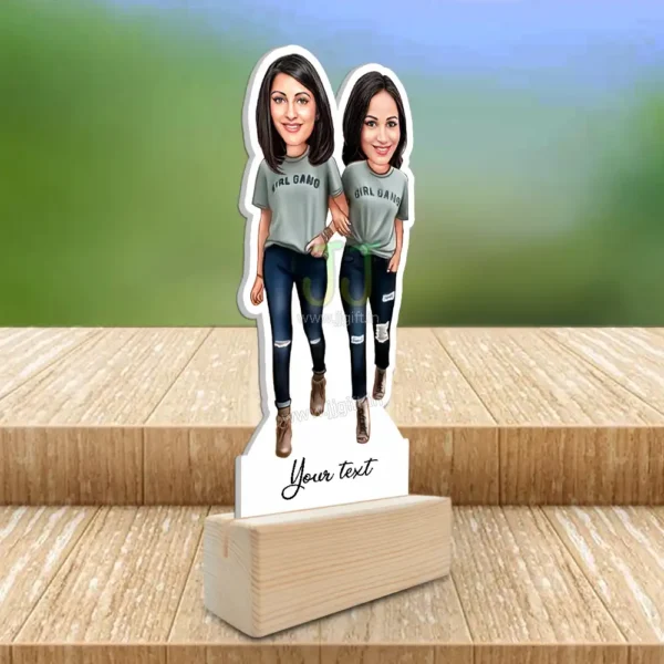 Female friend caricature gift 2 - Image 2
