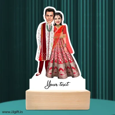 Personalized Indian wedding caricature