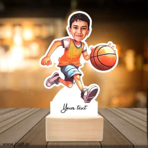 Basketball player caricature