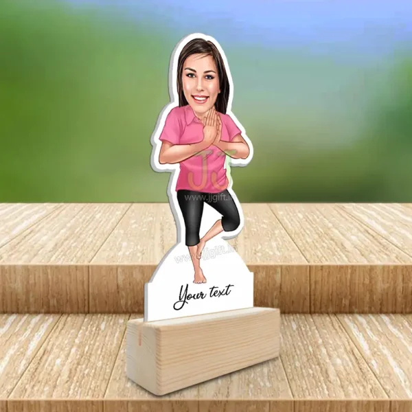 Caricature gift for yoga lover - Image 2