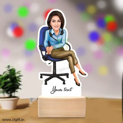 Customer service professional lady gift item