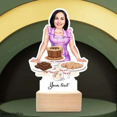 Lady Baker Caricature