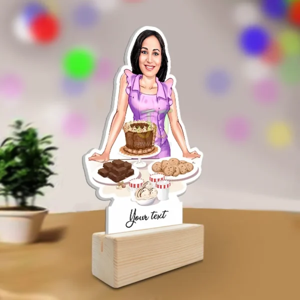 Lady Baker Caricature - Image 2