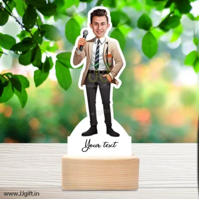 Male anchor caricature 2