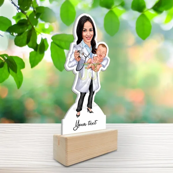 Pediatic doctor caricature gift - Image 2