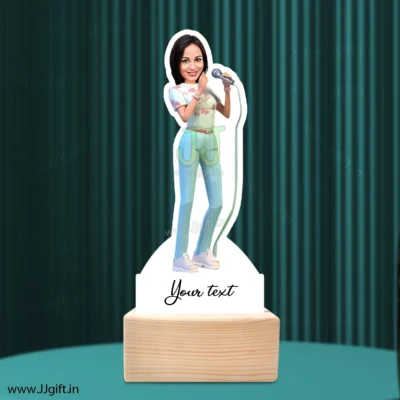 Singer lady caricature 2