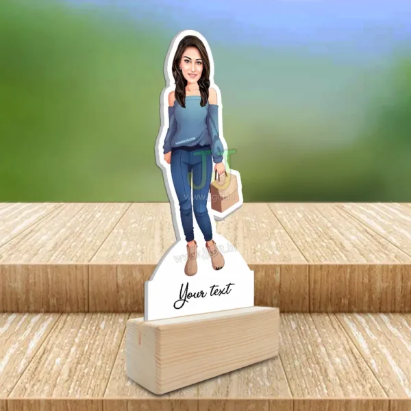 Stylish girl caricature 49 - Image 2