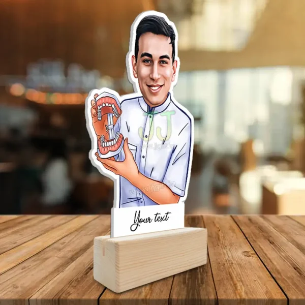 Teeth doctor caricature - Image 2