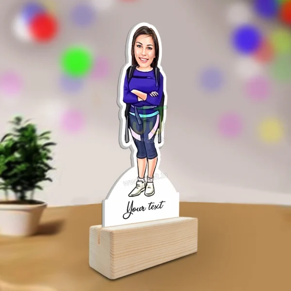 Tourister lady caricature - Image 2