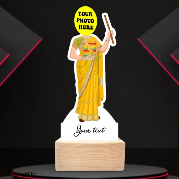 Abacus teacher caricature - Image 3