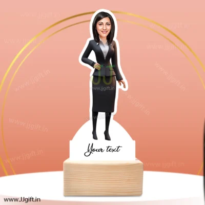 Caricature gift for manager female