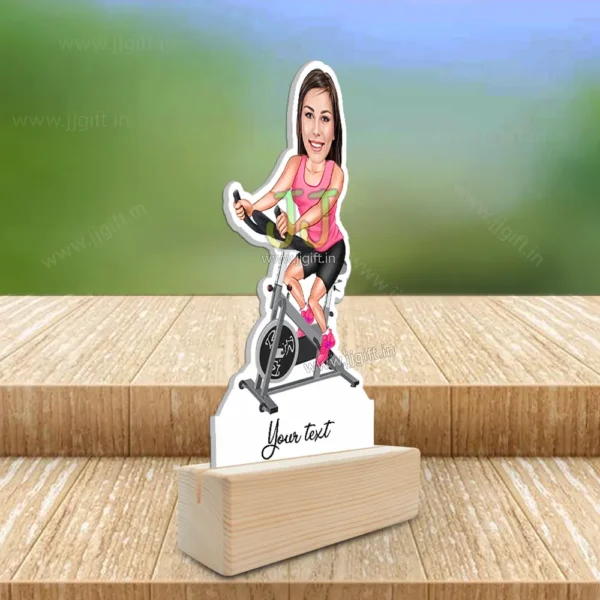 Caricature gift for cyclist - Image 2