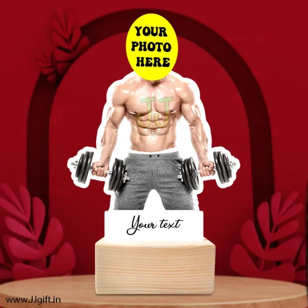 Dumbbell related caricature gift - Image 3