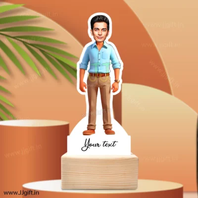 Formal outfit for man caricature