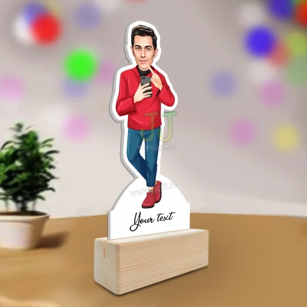 Mobile photographer caricature - Image 2