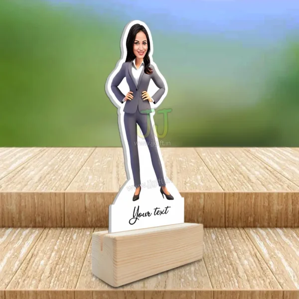 Office lady caricature 2 - Image 2
