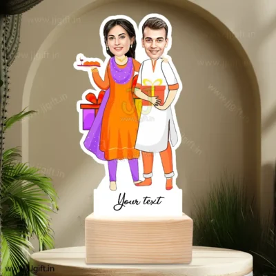 Rakshabandhan festival caricature gift