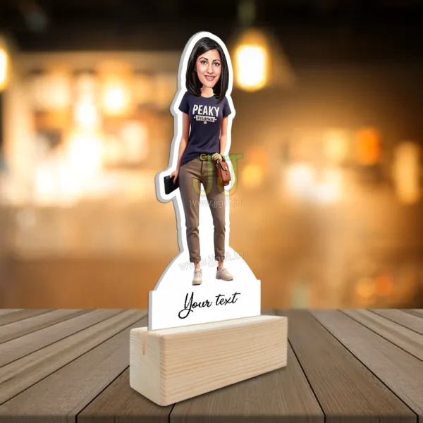 Stylish girl caricature 51 - Image 2