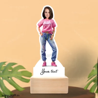 Stylish girl caricature 52