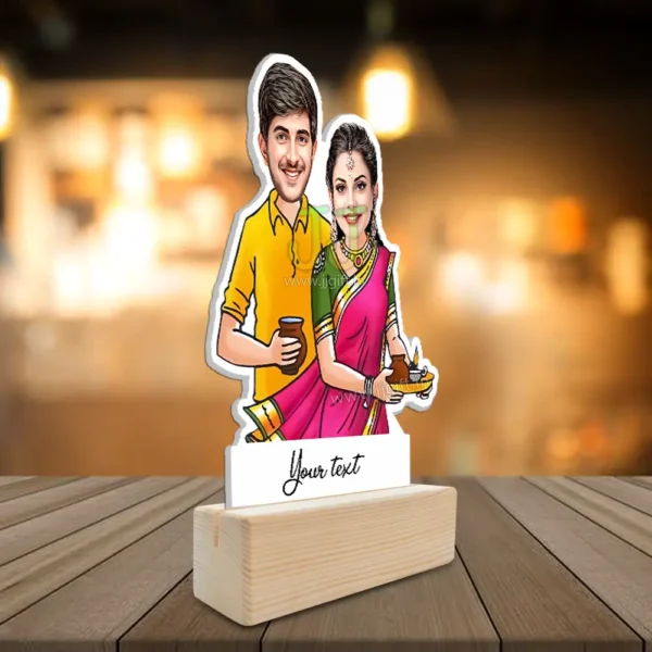 Krva chauth caricature - Image 2