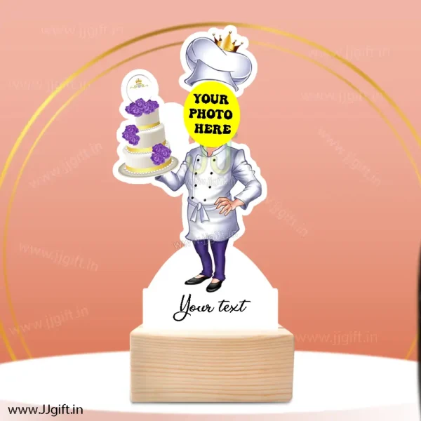 Lady with cake caricature - Image 3