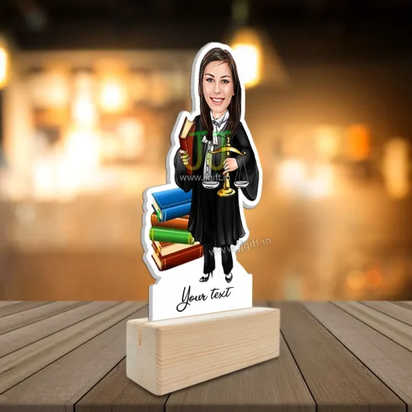 Female lawyer caricature - Image 2