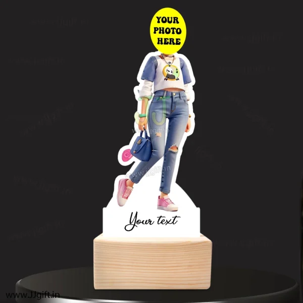 Stylish girl caricature 53 - Image 3