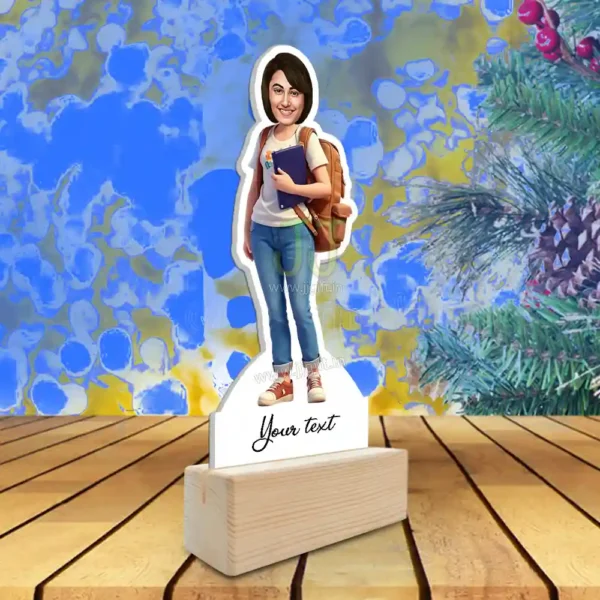 Stylish girl caricature 54 - Image 2