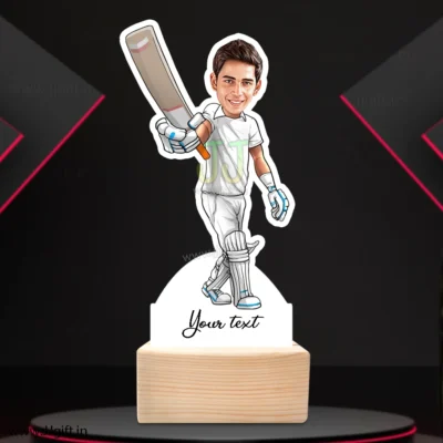 Test cricket player standee gift
