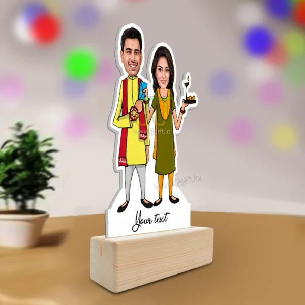Caricature present for rakshabandhan - Image 2